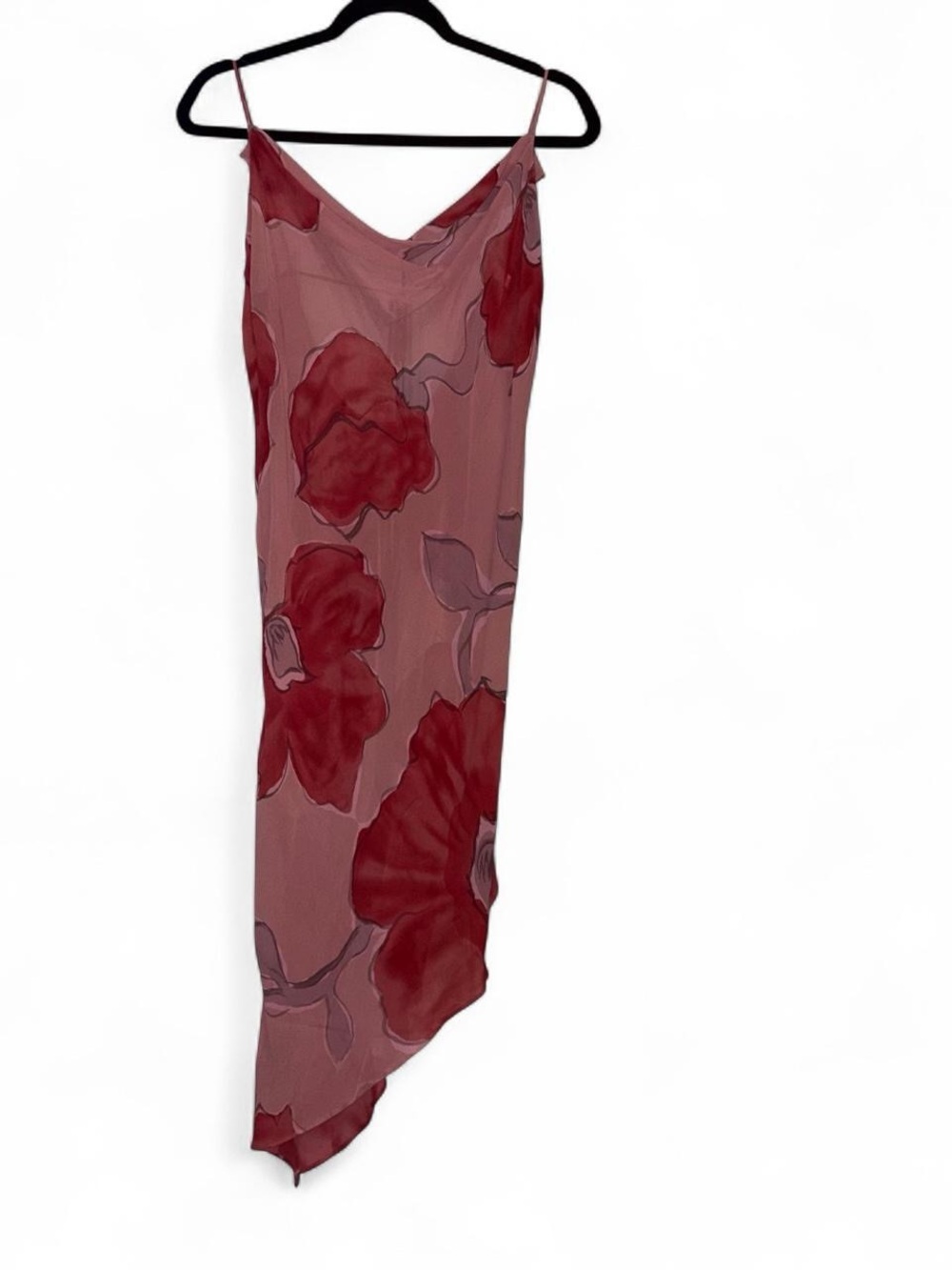 Victoria Secret 2000s Floral Hibiscus Asymmetric Lingerie Slip